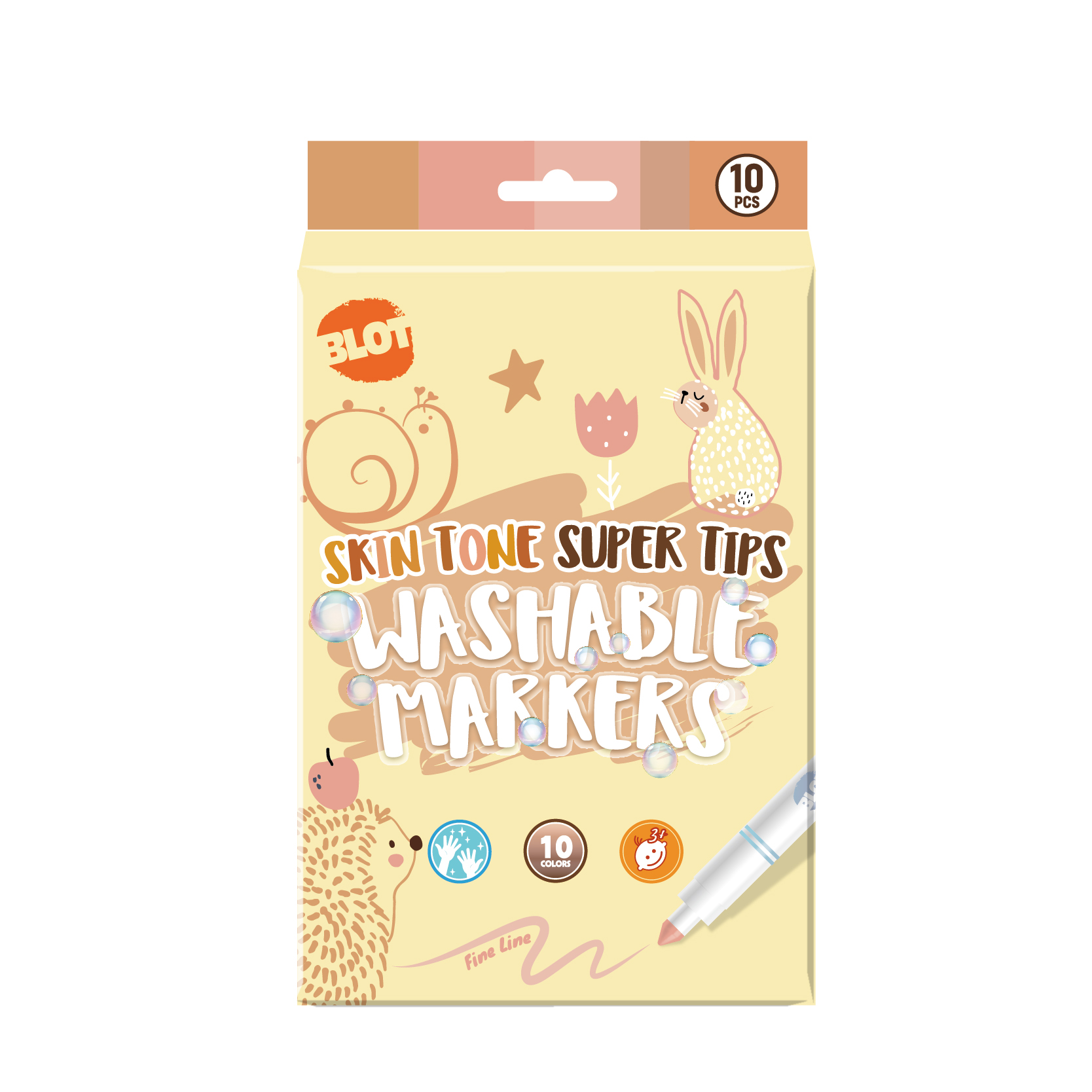 skin tone washable markes