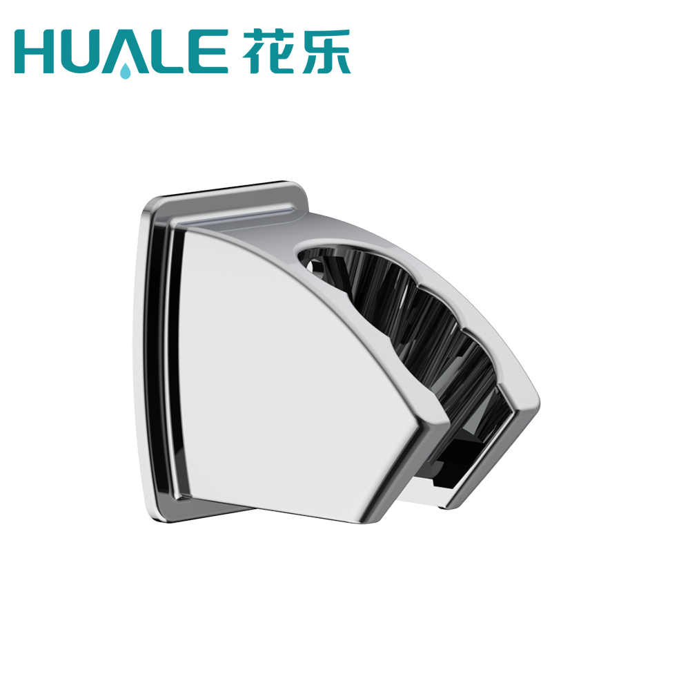 plastic chromed shower head holder