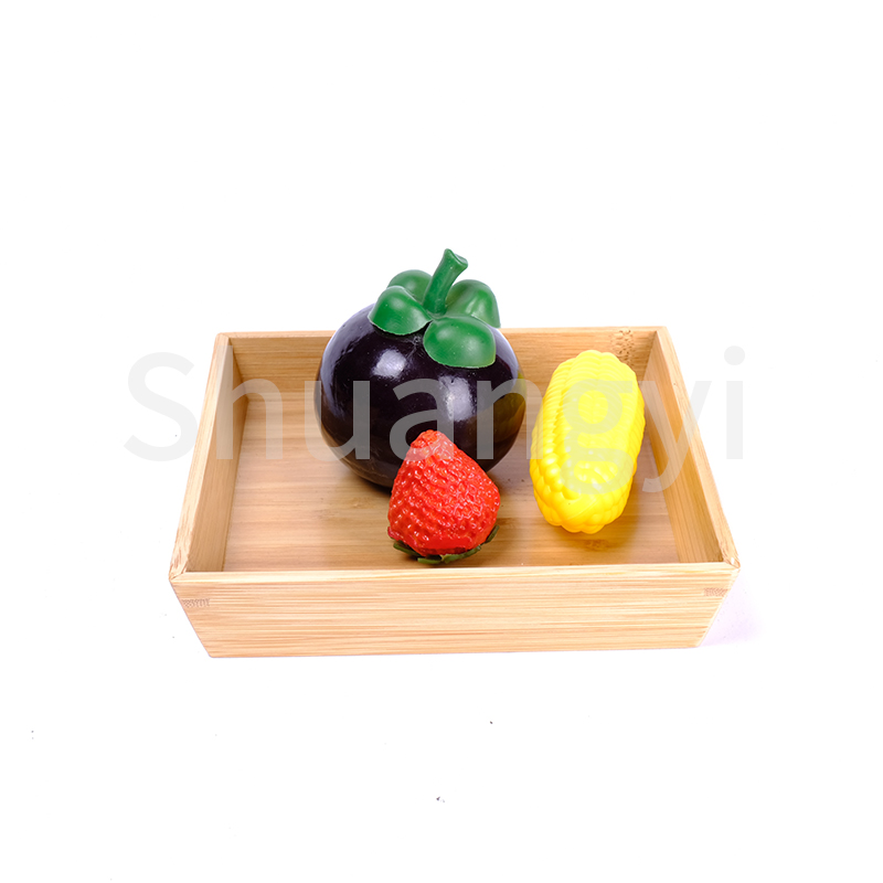 Bamboo Fruit Plate Set