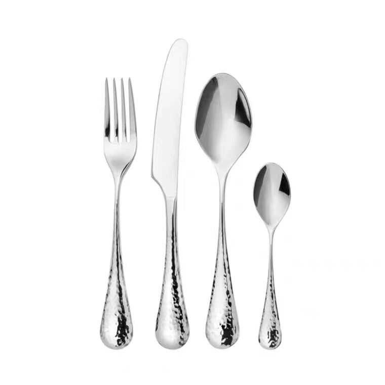cutlery, tableware, houseware, knife, fork, spoon, airline, plastic, stainless steel, hollow handle