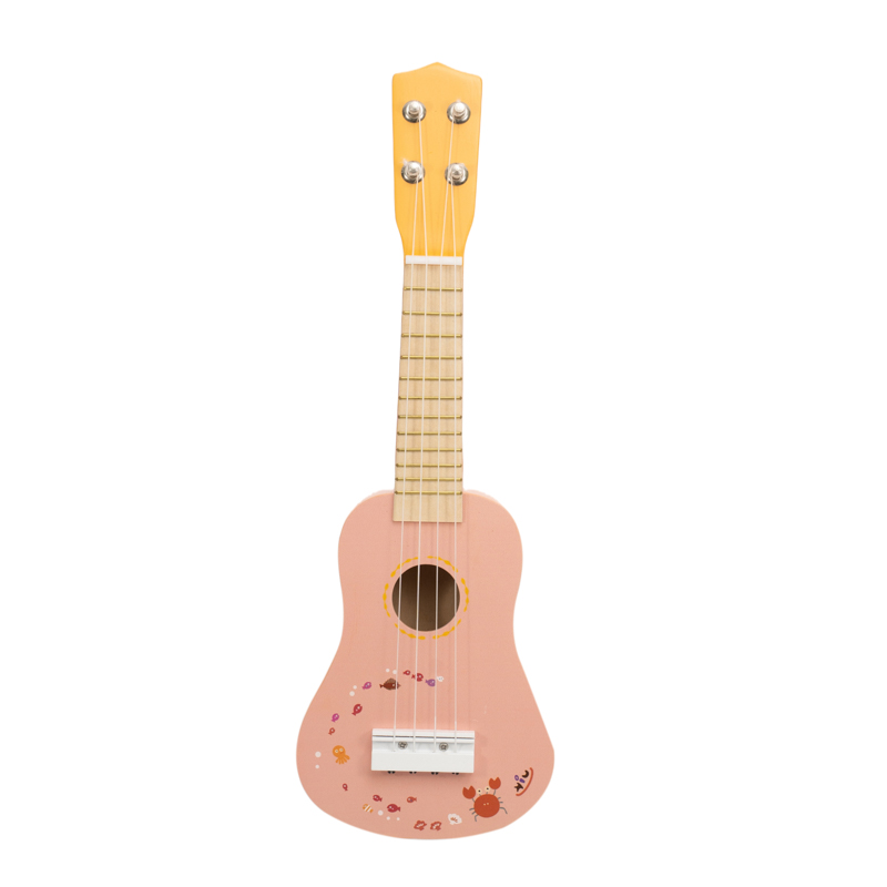 17 Inch Kids Guitar Ukulele Toys 4 Strings Ukeleles Wooden Toy Toddler Musical Instruments