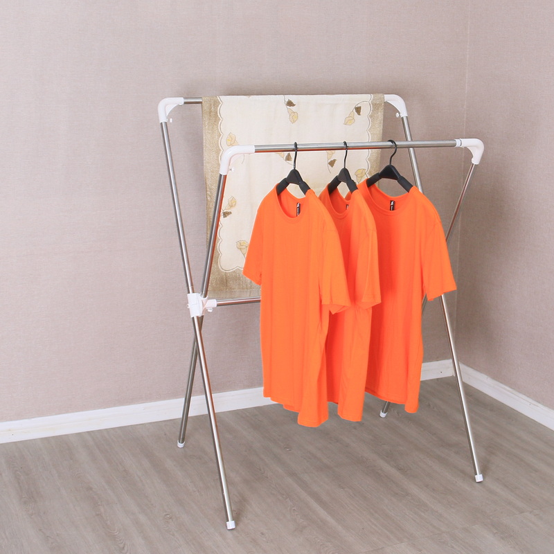 outdoor indoor clothes drying rack x type clothes rack mini rack