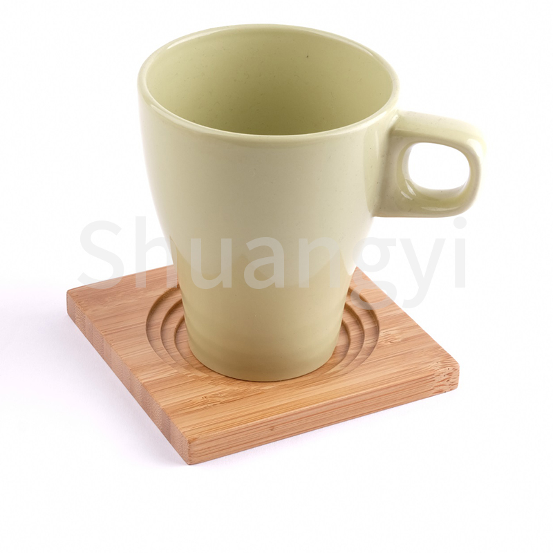 Bamboo cup mat