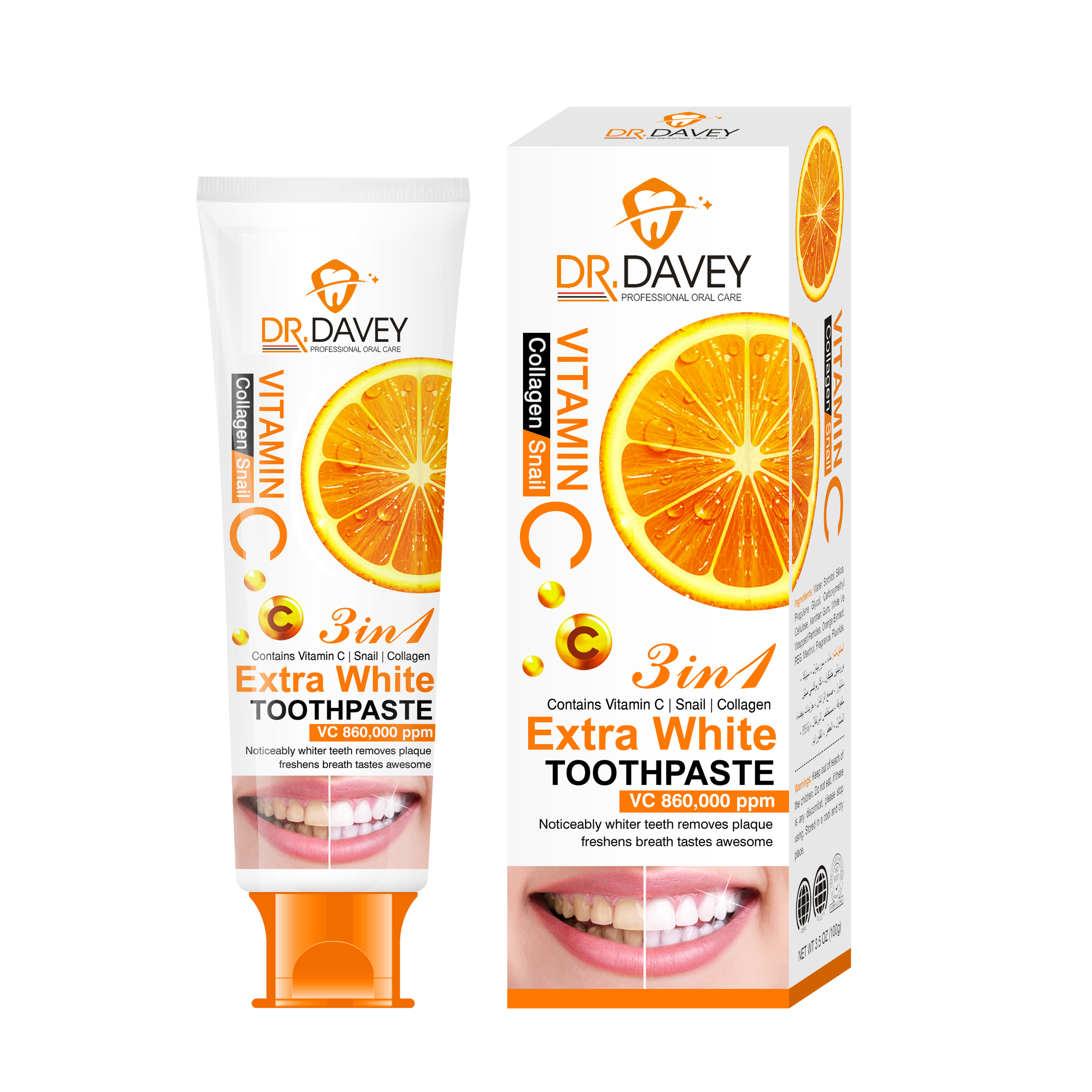 DR.DAVEY vitamin c Toothpaste