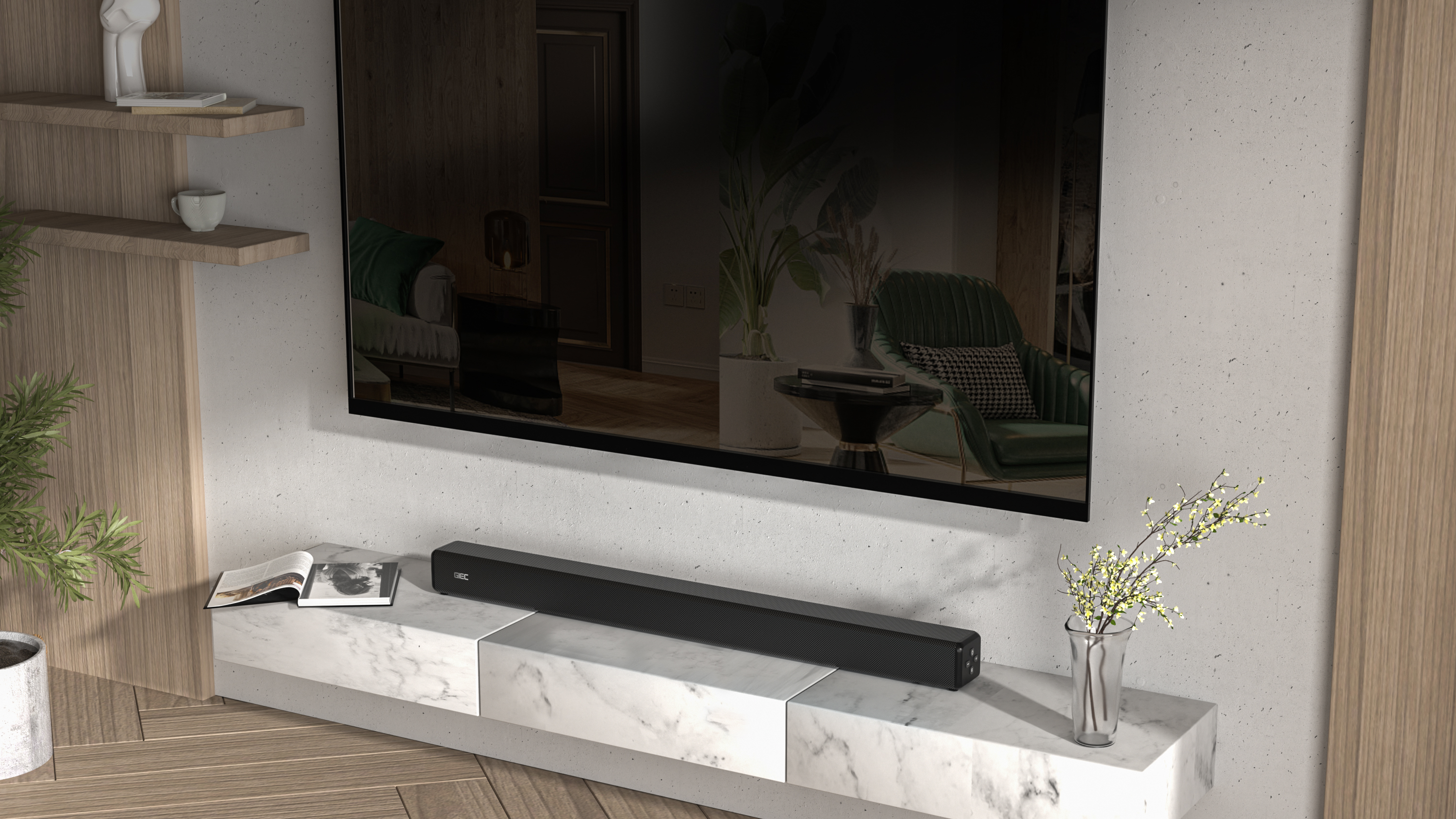 2021 New Sound Bars, 34 Inch Soundbar 60W, Enhance TV enjoyment, Bluetooth, HDMI ARC/Optical/AUX/USB