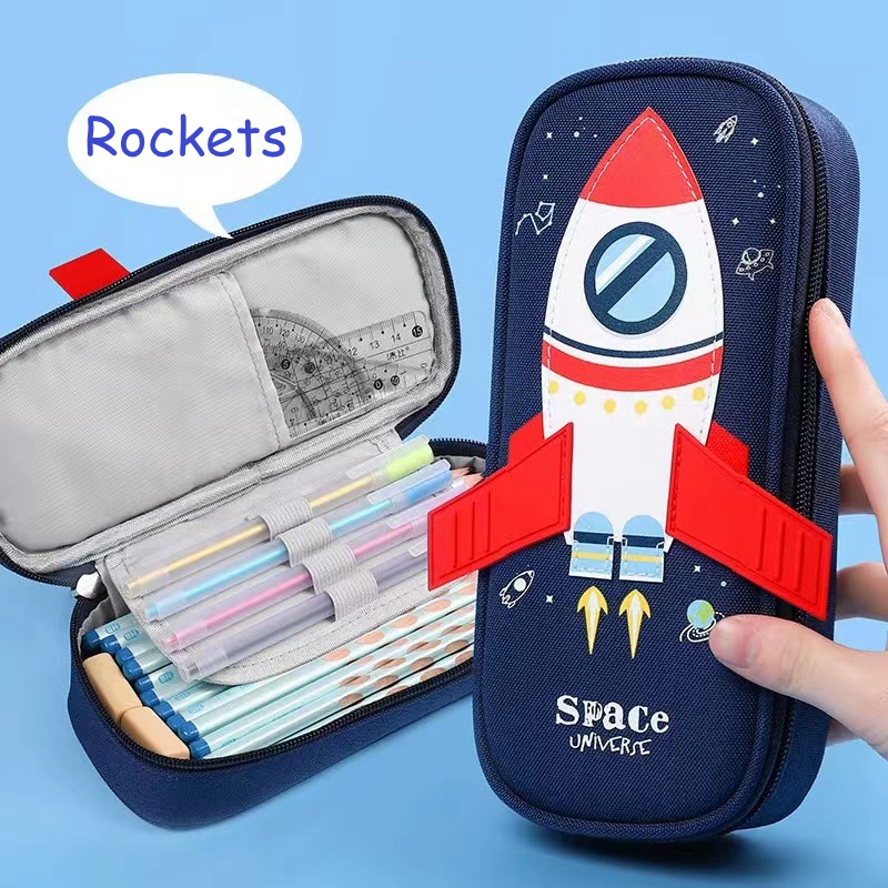 cute carton canvas pencil bag