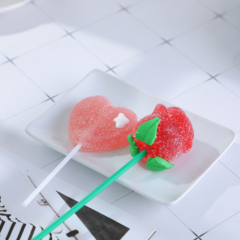 38g 3D jelly candy rose