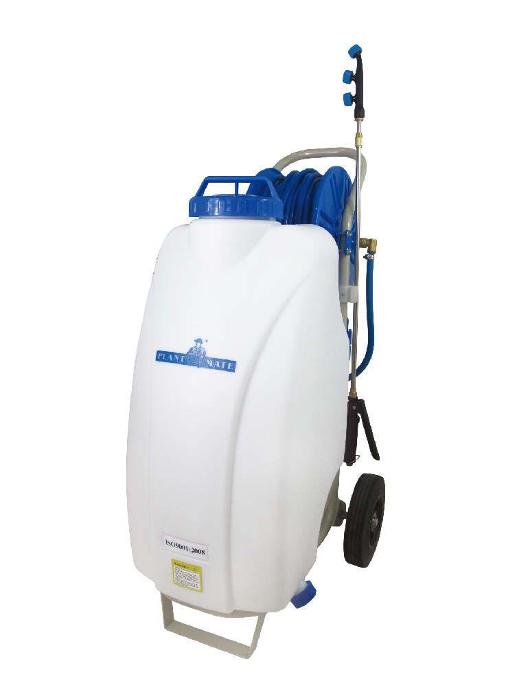 battery sprayer with trolley