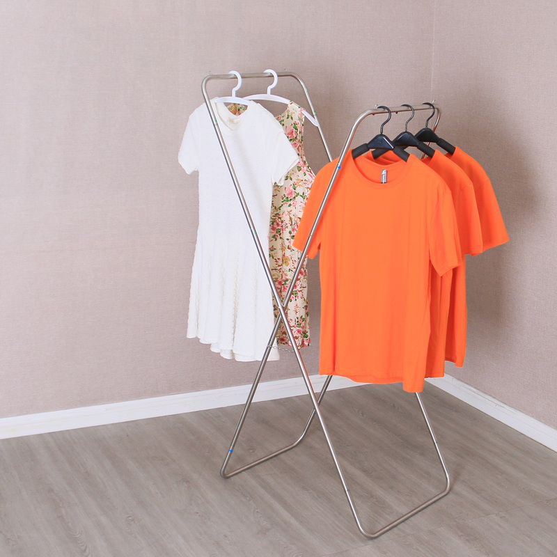 Folding clothes rack simple clothes rack drying rack storage rack