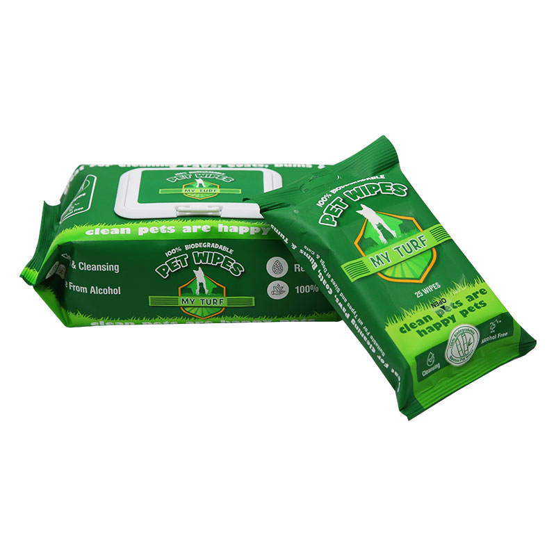 100% biodegradable pet wipes