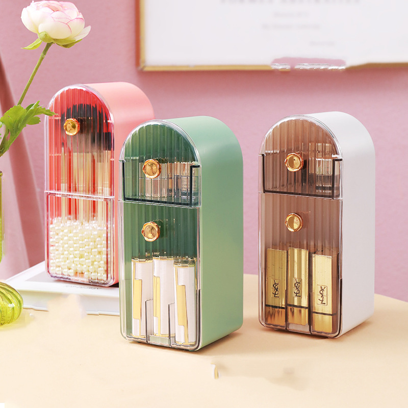Transparent duxt ptoof makeup brush storage box
