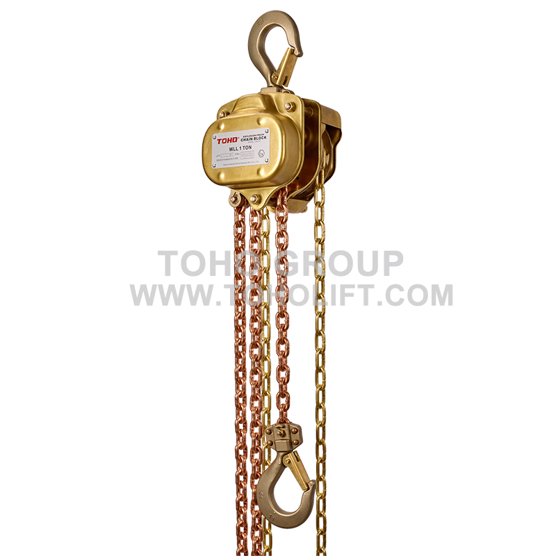 Explosion-proof manual hoist, spark-resistant hoist, explosive chain hoist
