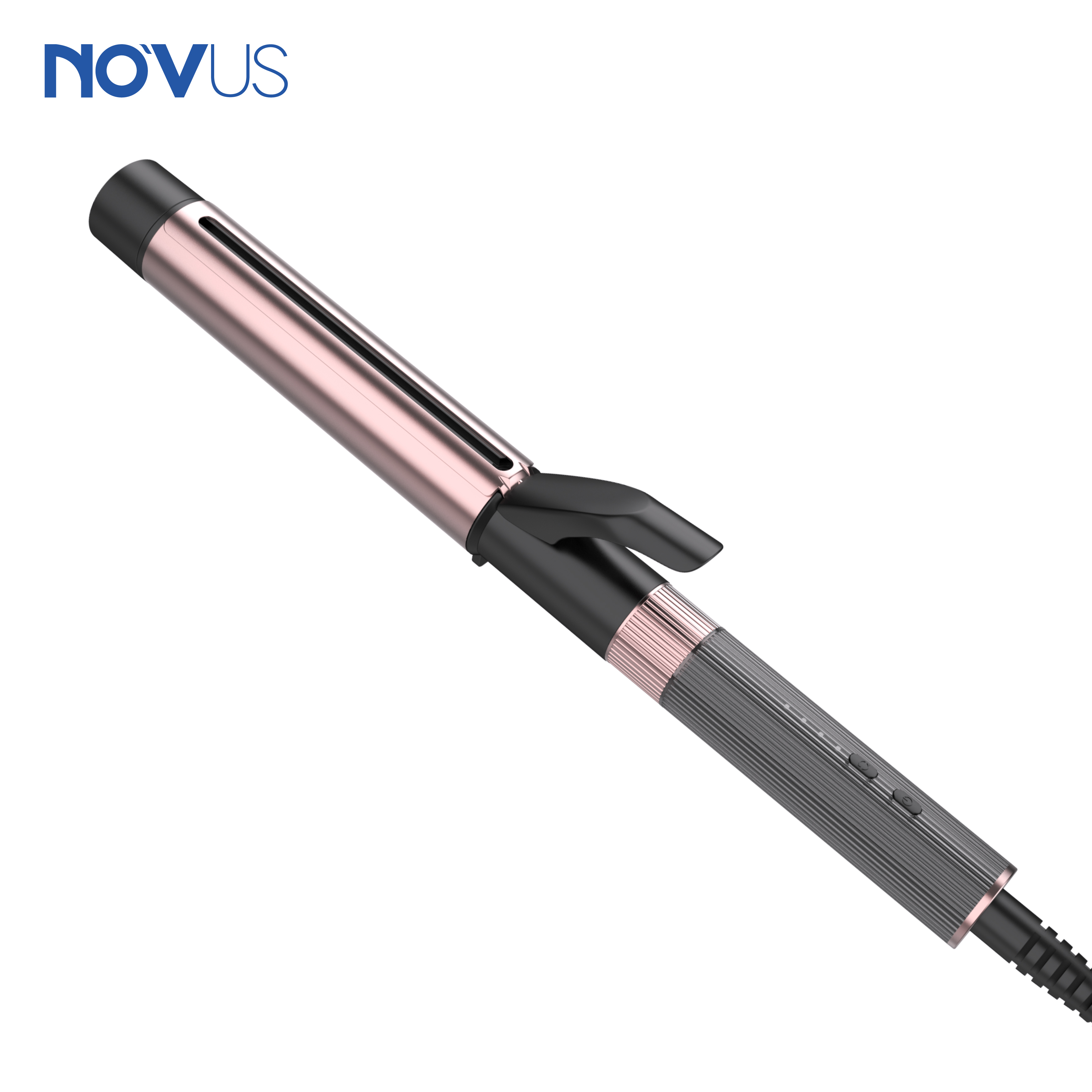 Adjustable Clip Curling Iron