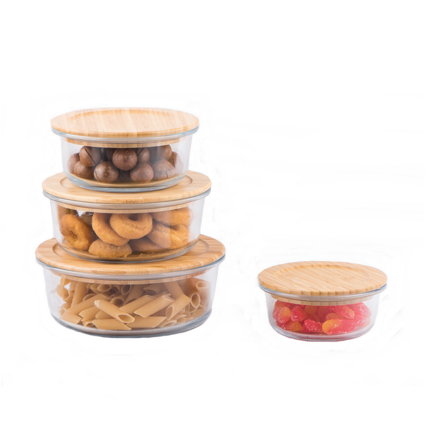 high borosilicate glass preservation box BW030W2