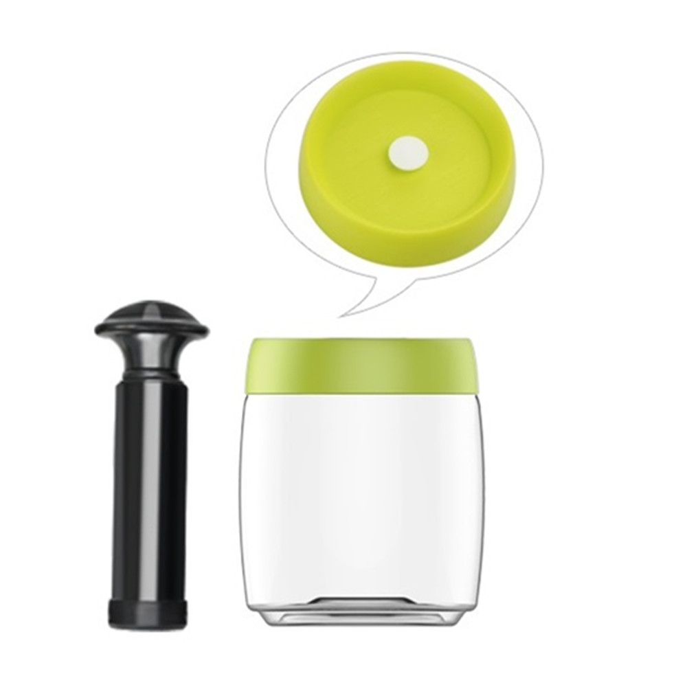 800ML PET vacuum food storage containers with air pump