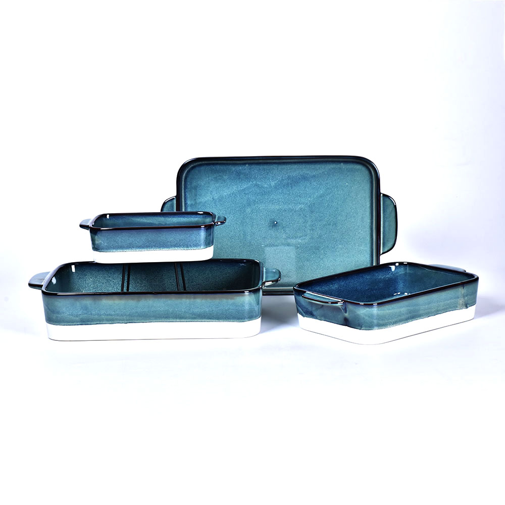 Amazons best sellers Cooking Rectangular Lasagna Pans stoneware household ceramic baking dish