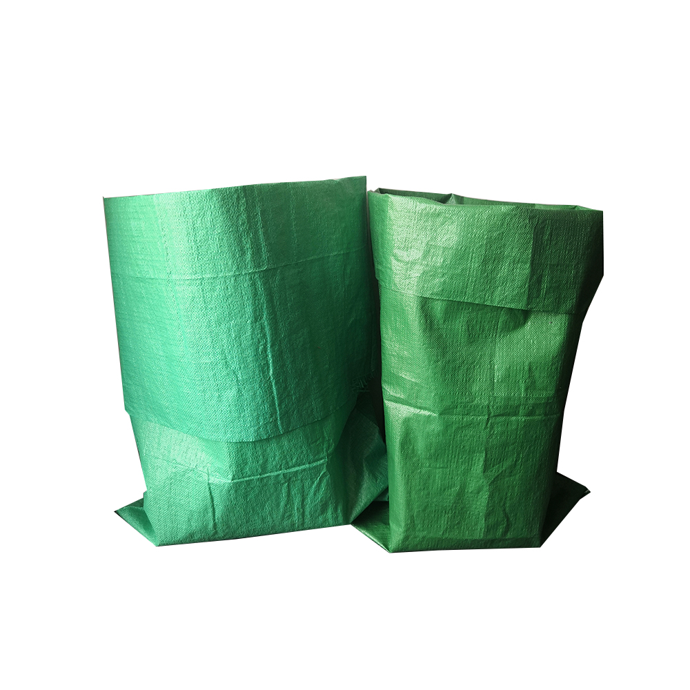 Different quality green pp woven bag polypropylene raffia sack