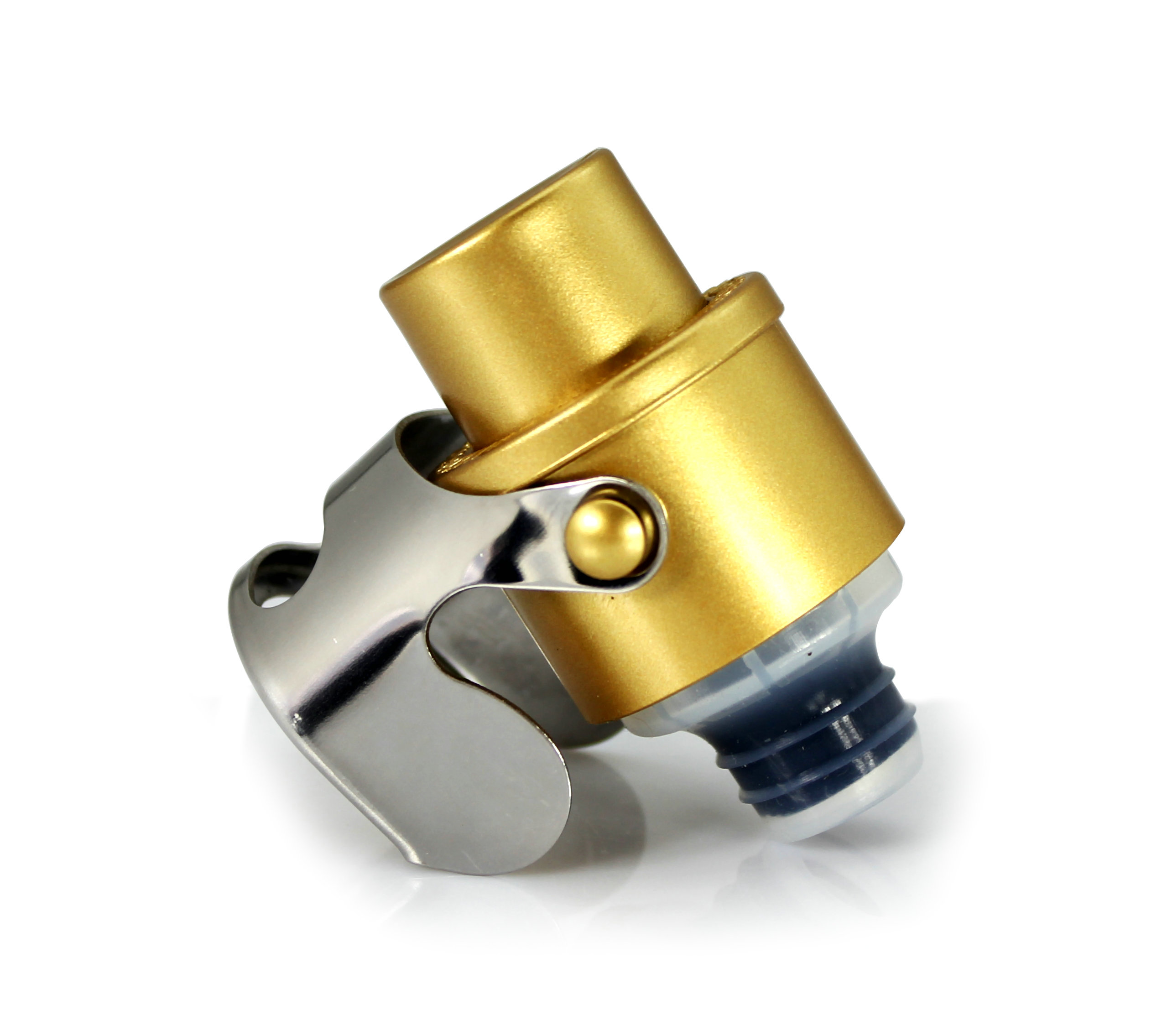 POP Champagne Stopper stainless steel latches