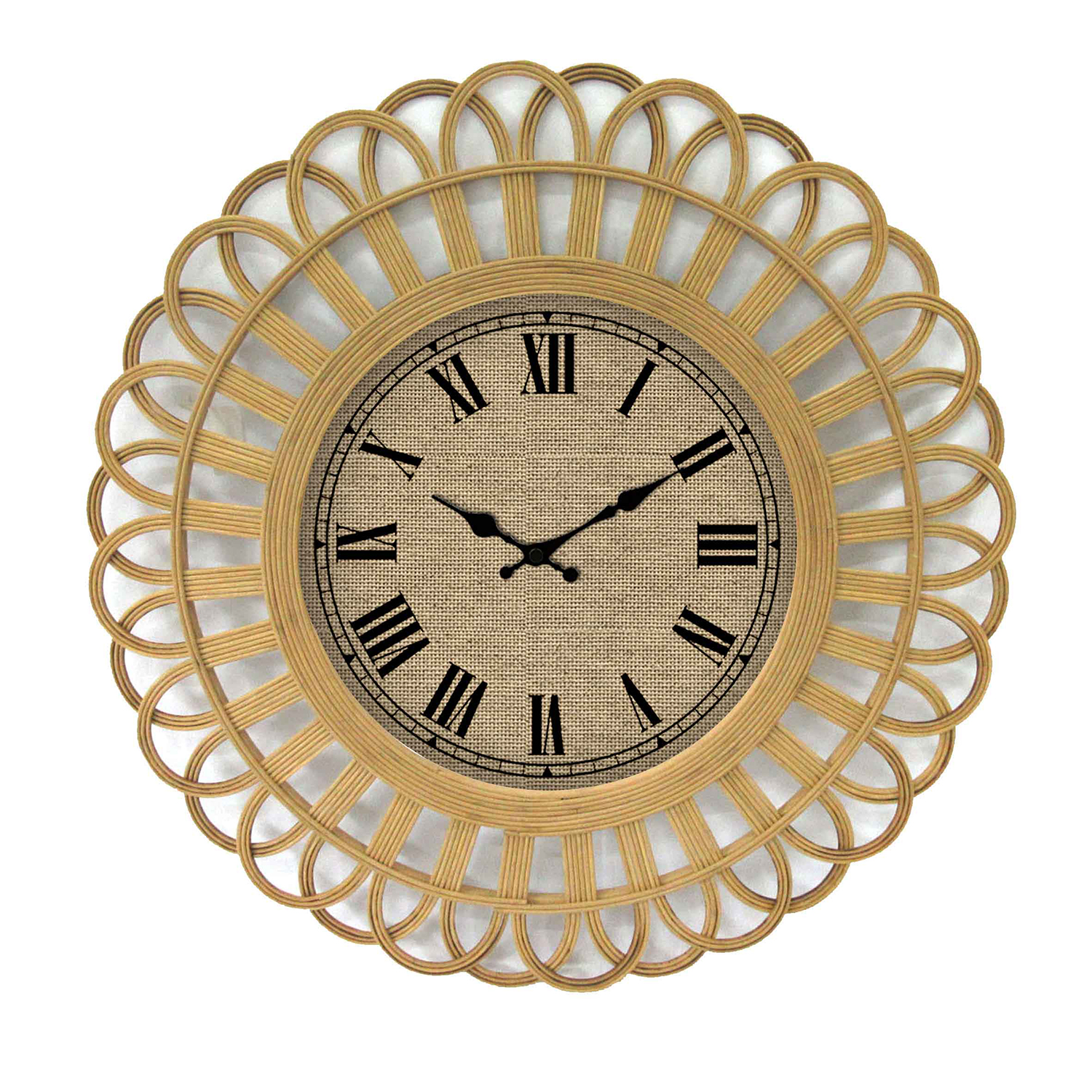 Rattan Clock Wl220316