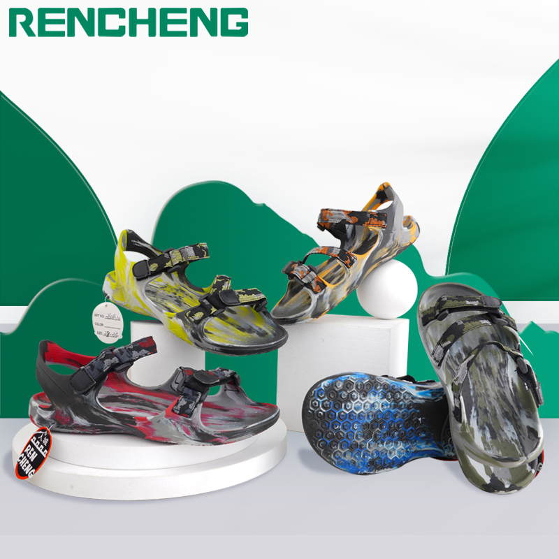 Children's Eva Causal Sandal With Fabric Upper