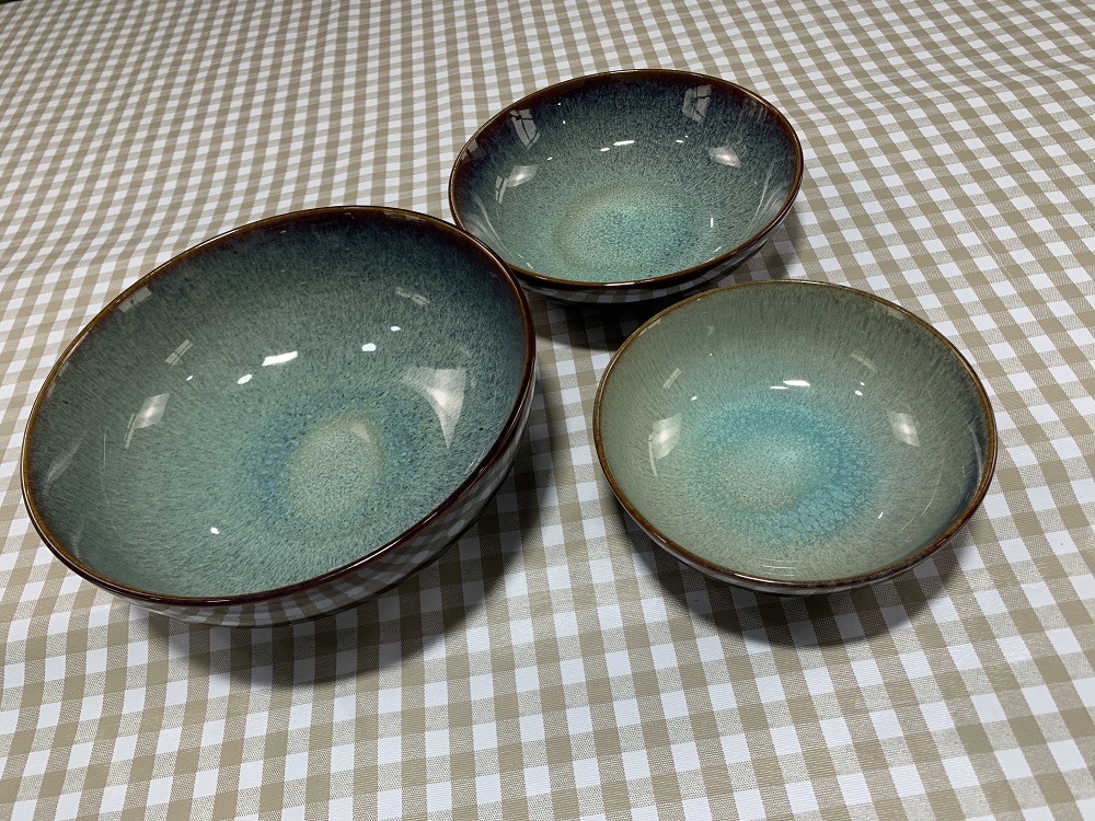 Stoneware reactive 16PCS dinnerset