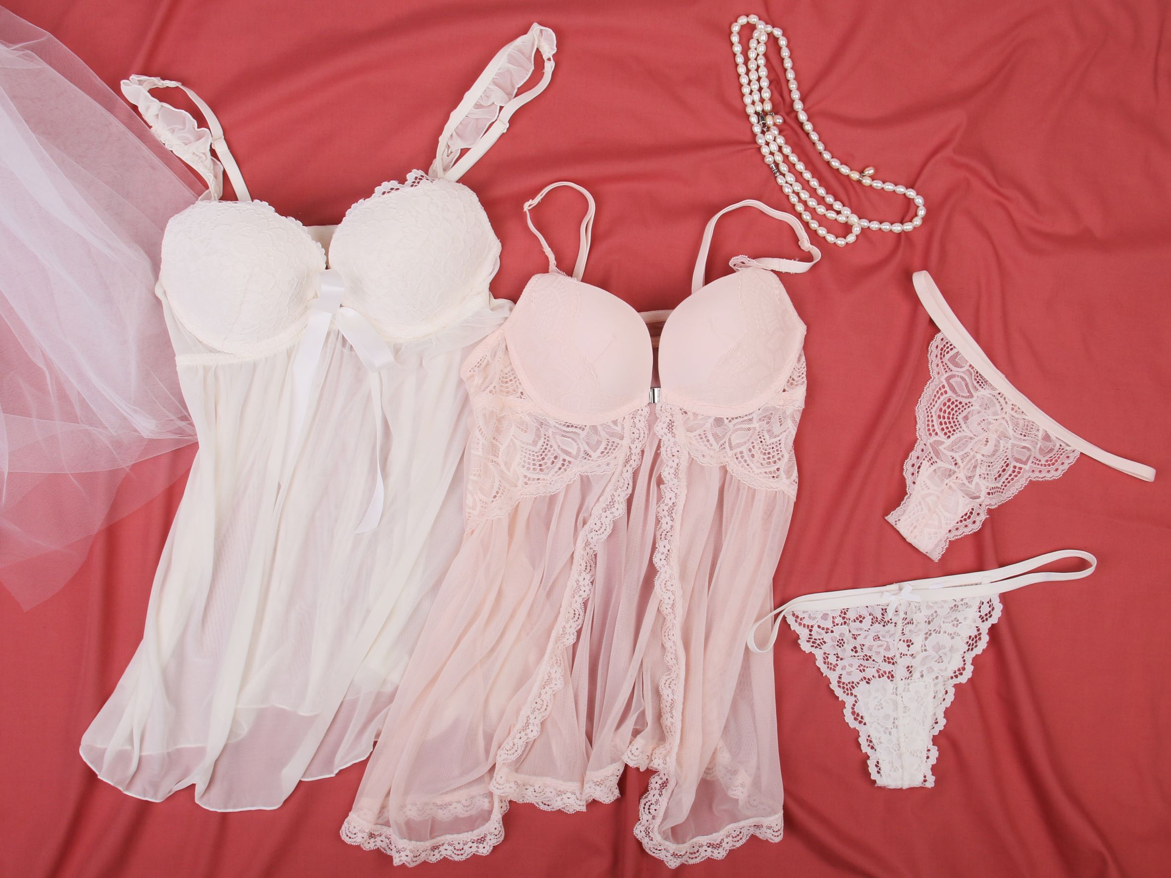 women lingerie babydoll set padding wire bra sexy thong lace