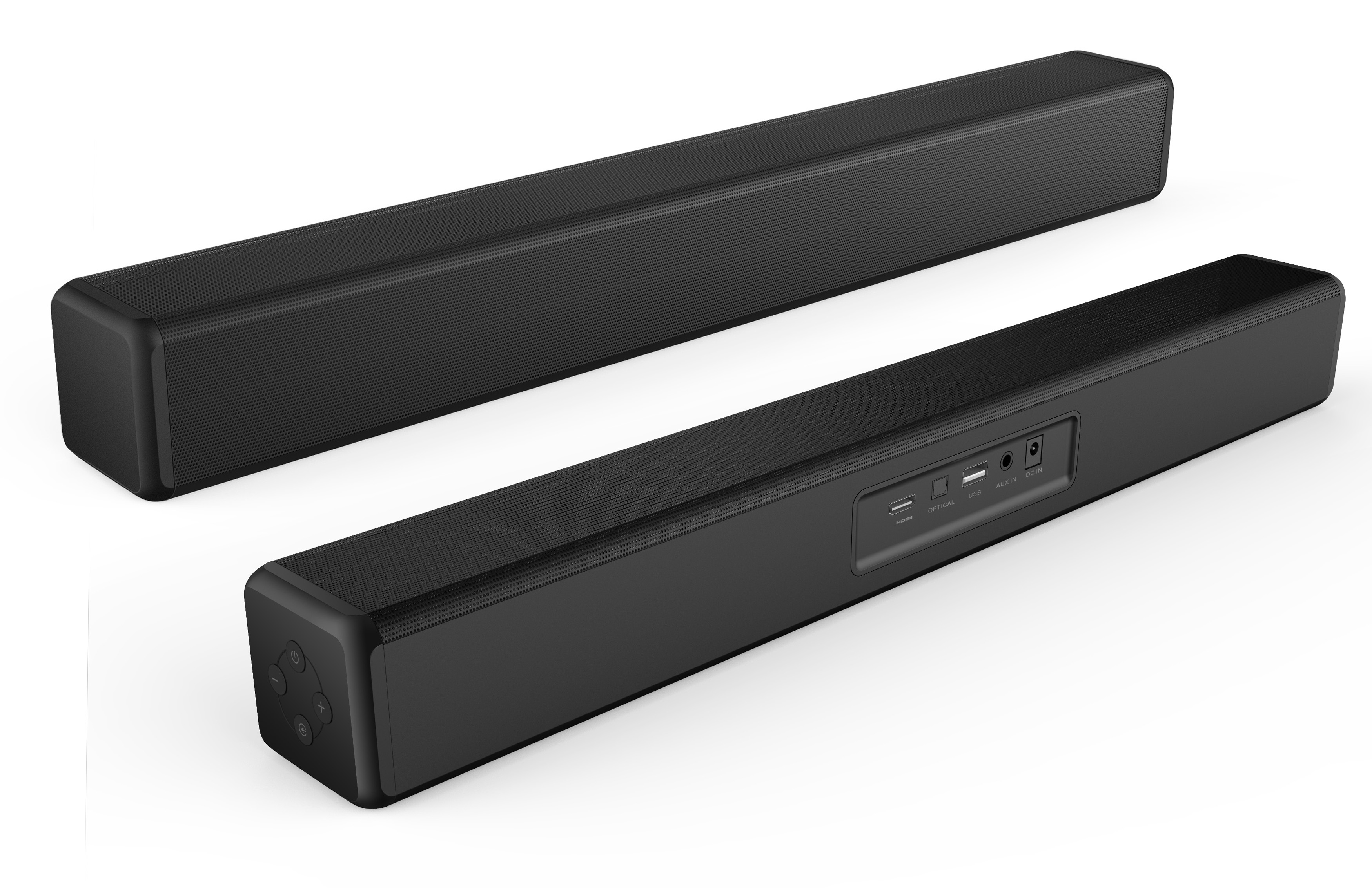 GIEC Sound Bars for TV, 22'' Small Soundbar Built-in DSP TV Speaker with BT 5.0, 3D Surround Sound
