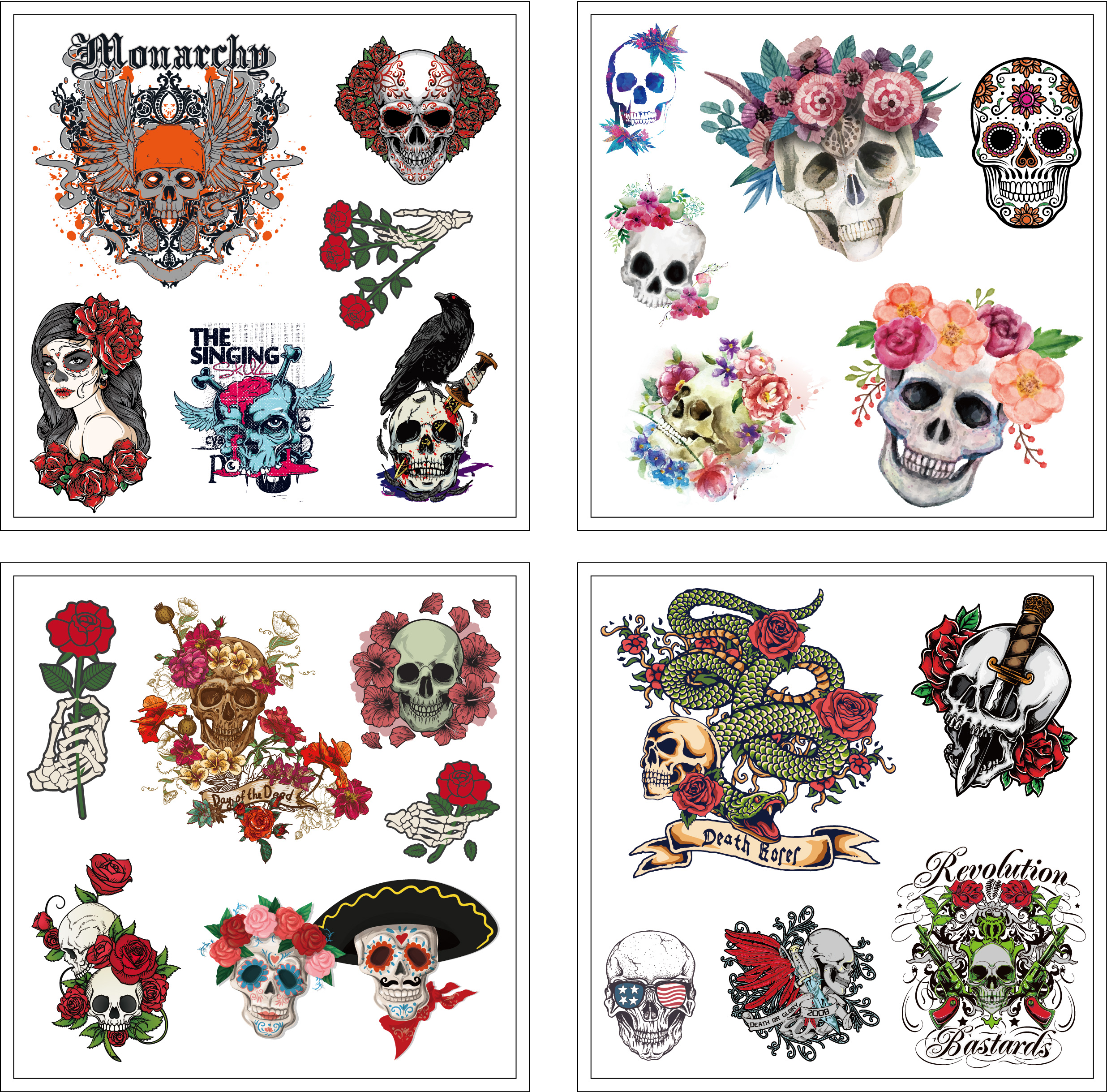 Halloween Tattoo sticker