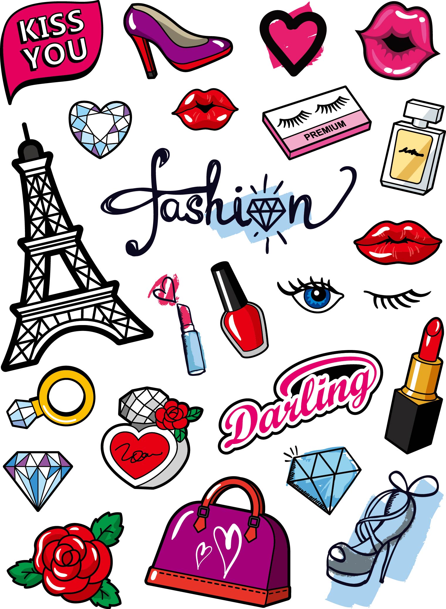 Valentine's PVC Foil Sticker