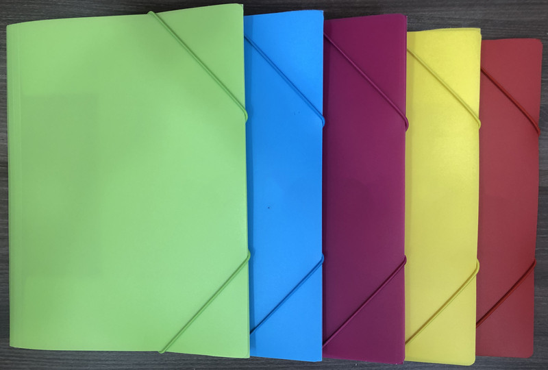A4 Colorful file folder with elastic band