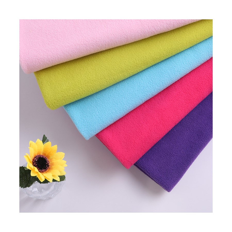 The factory directly double-sided single polar fabric garment knitting thickened anti-pilling fabric