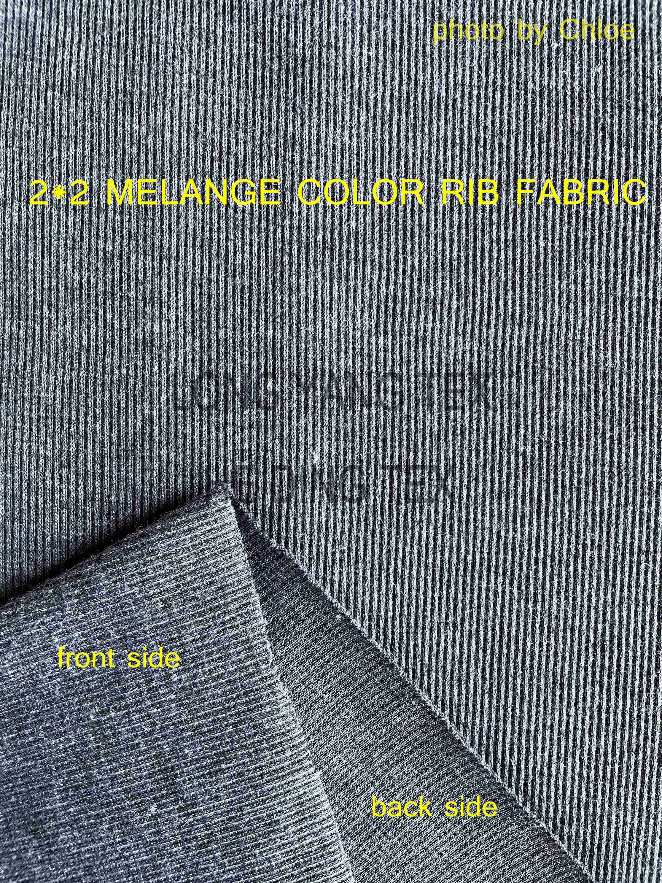2x1 MELANGE COLOR RIB FABRIC
