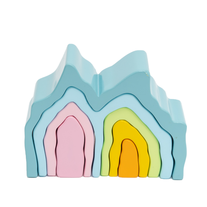 Cave Shape Stacking Bricks Toys Montessori Toy Educational Toy for Kids