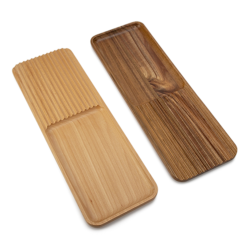 bread board with tray
