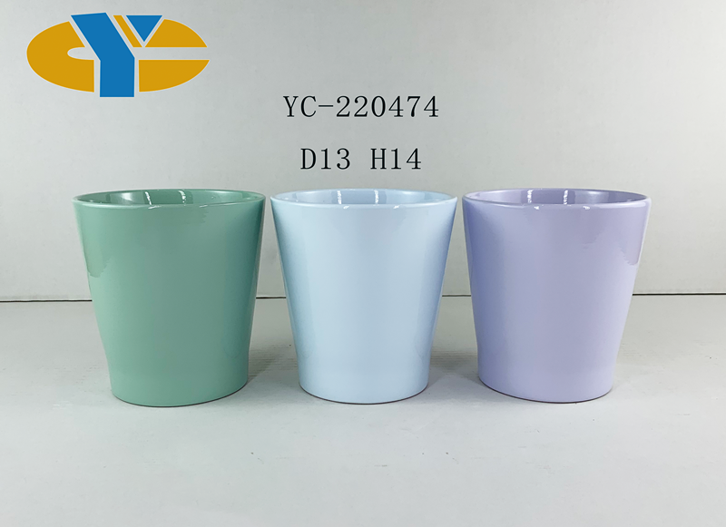 Colorful flower pot