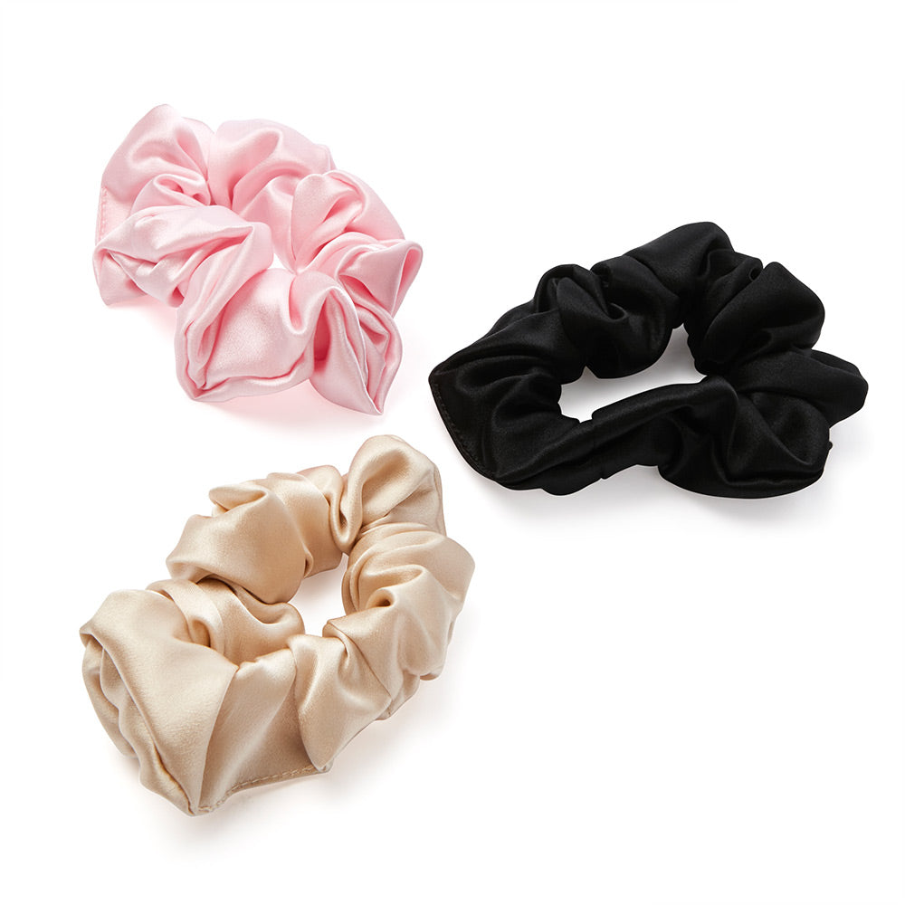 22momme Pure Silk Scrunchies Width 2.5cm 100% Silk Scrunchies for Women