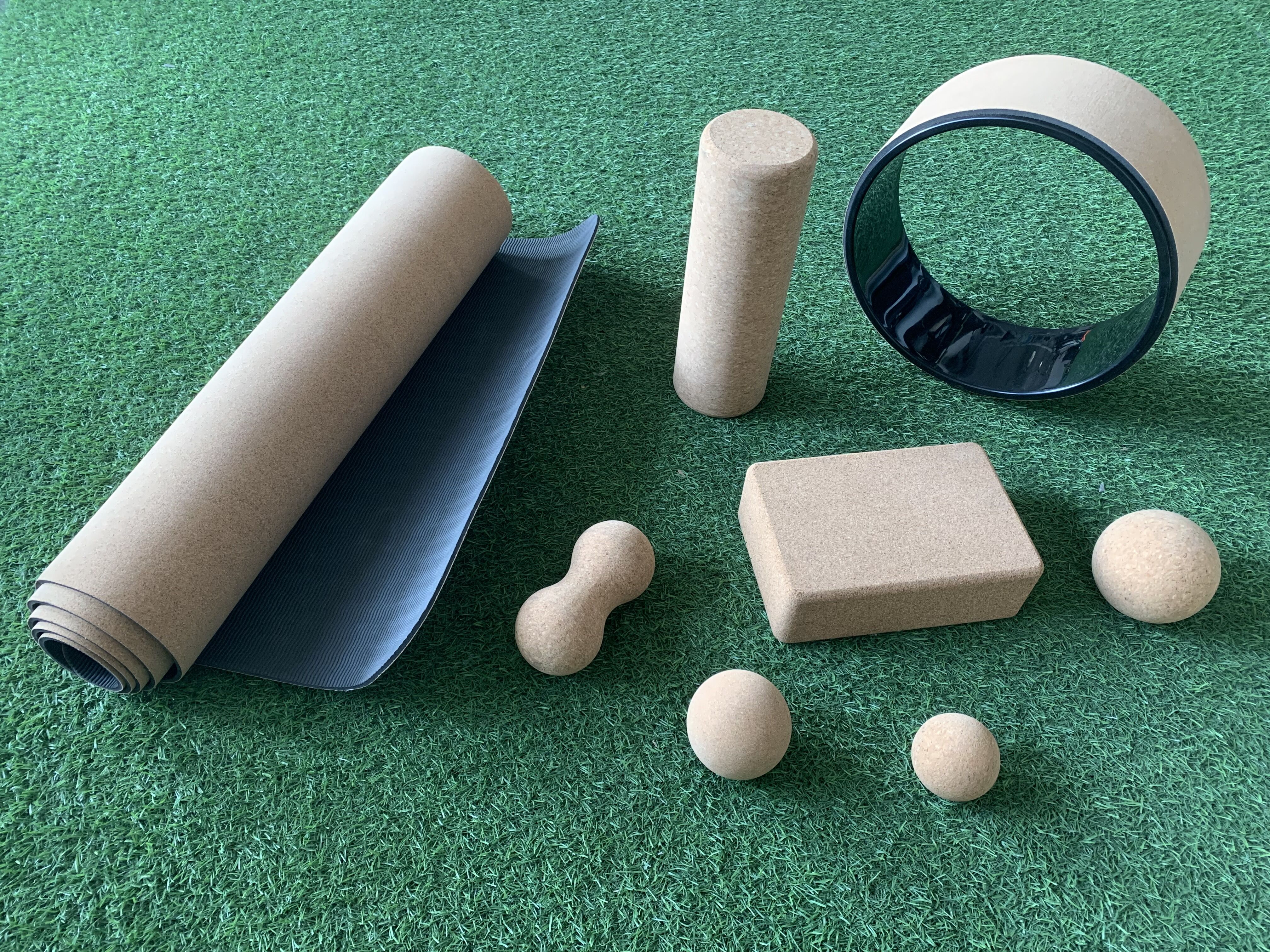 Cork Yoga Set
