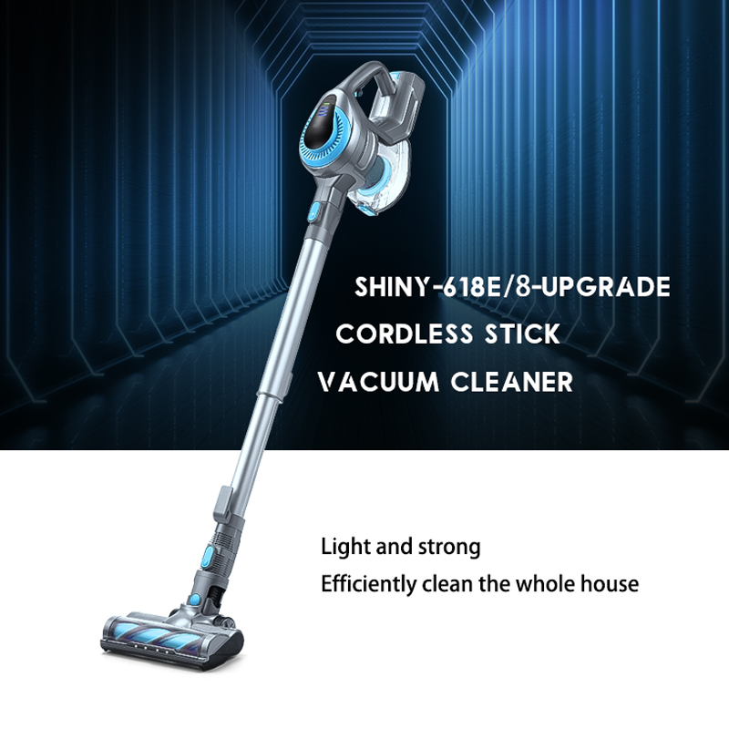 Shiny XL-618E/8 Handheld Cordless Vacuum Cleaner Litter Home Clean Appliance