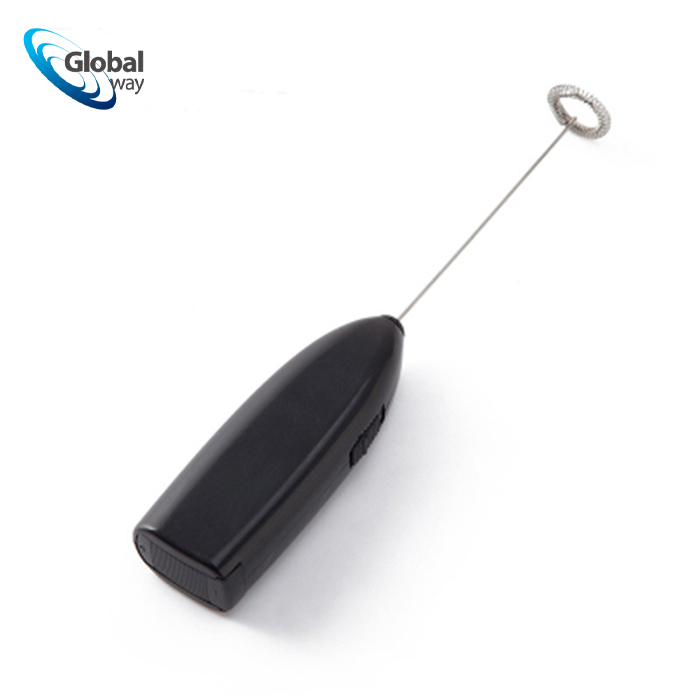Battery operated milk frother drink mixer cream coffee maker