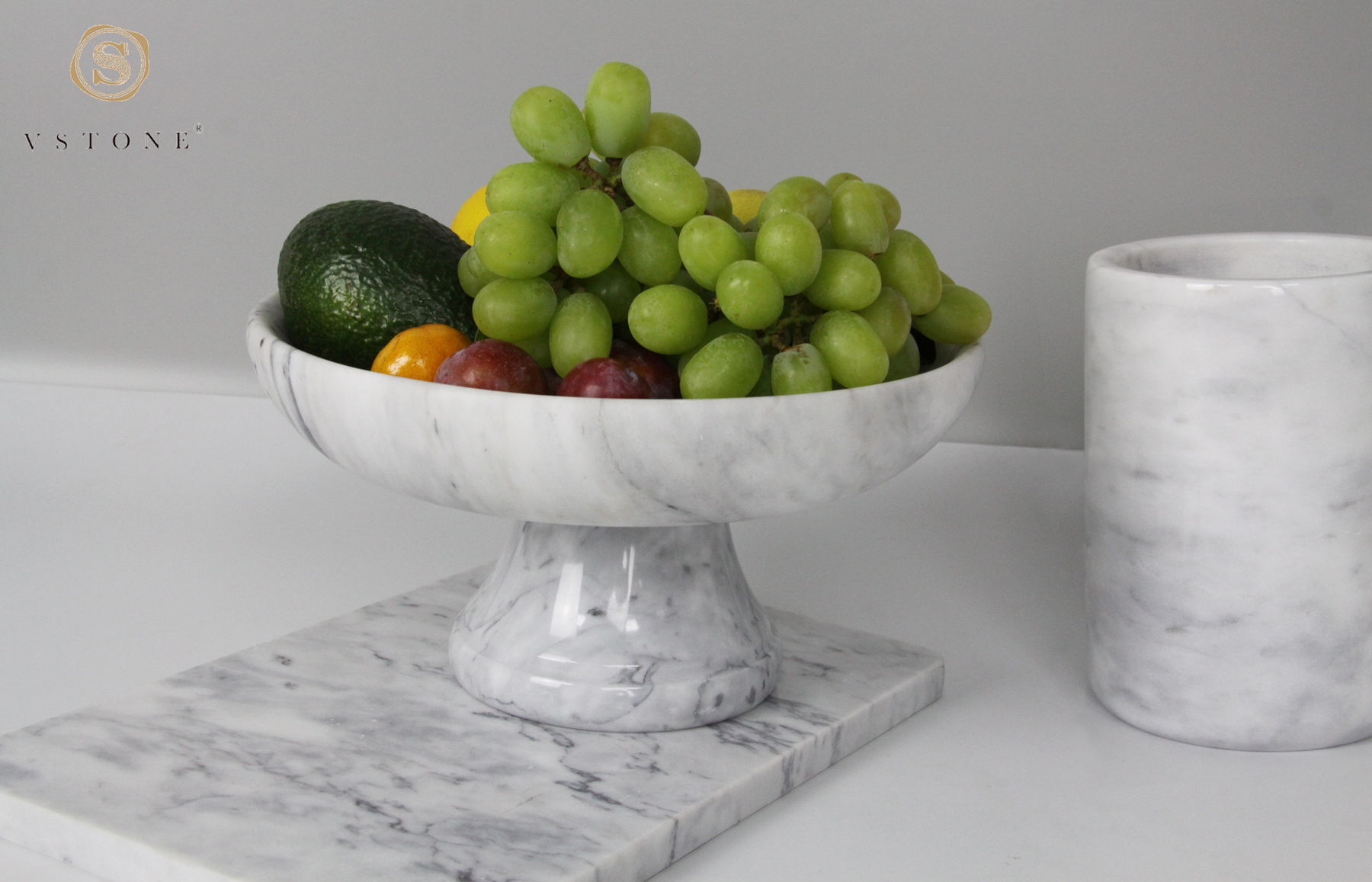 Fruit cake stand/Marble fruit cake stand/Stone fruit cake stand