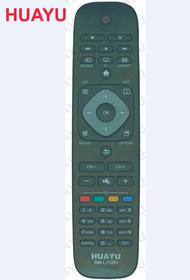 Philips Lcd/LED TV Remote, Rm-L1125+, Rm-D1110, Rm-D1000, Rm-670c+