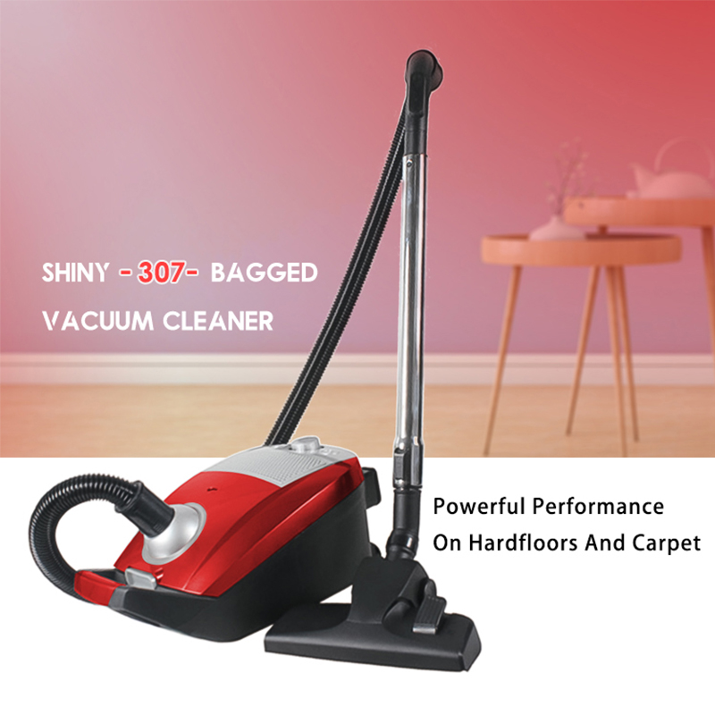 Shiny XL-307 22Kpa Suction Power Hepa Filtration Bagged Canister Vacuum Cleaner