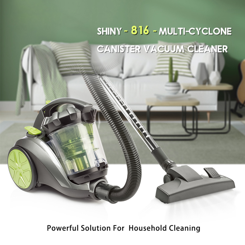 Shiny XL-816 Unique Power Flow Technology Multi Cyclone Bagless Household Canister Vacuum Cleaner
