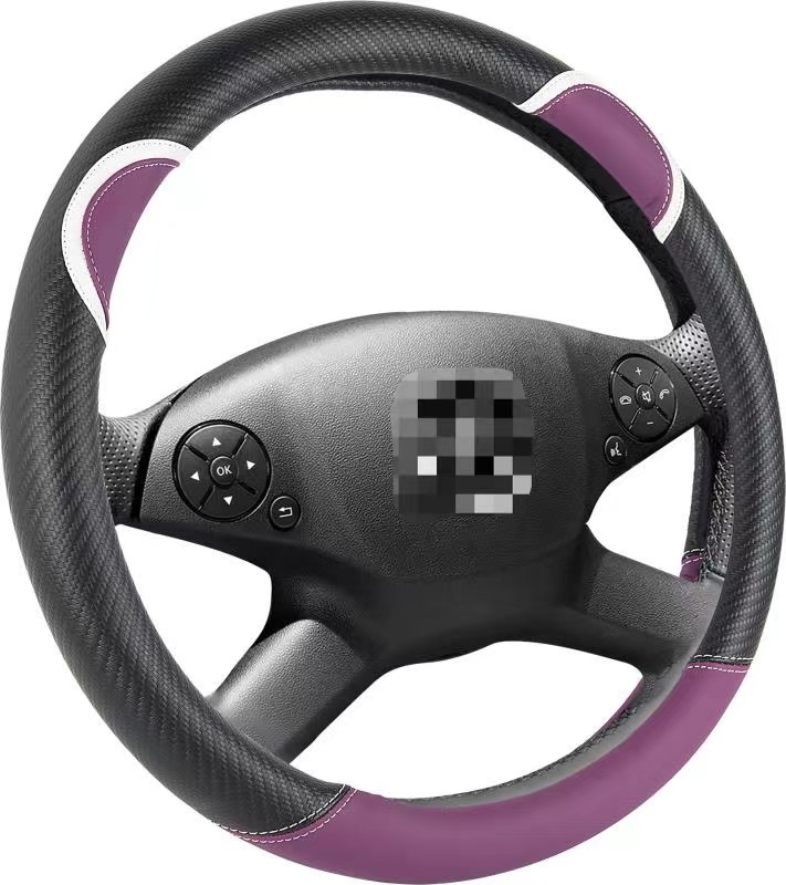 Hot Sales Four Seasons Multicolor Anti-skid Handle Car Steering Wheel Cover