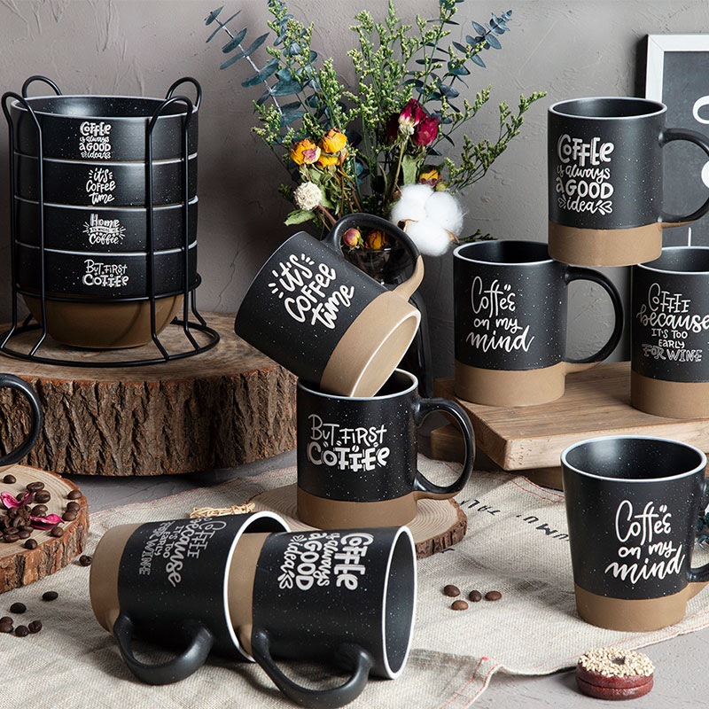 14.5oz(420ml)mug With Silk Screen Printing Coffee Mug Ceramic Mug