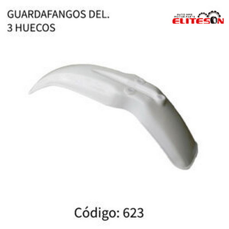 ?Motorcycle Front Fender/GUARDABARRO DELANTERO/GUARDAFANGO DEL. 3 HUECOS
