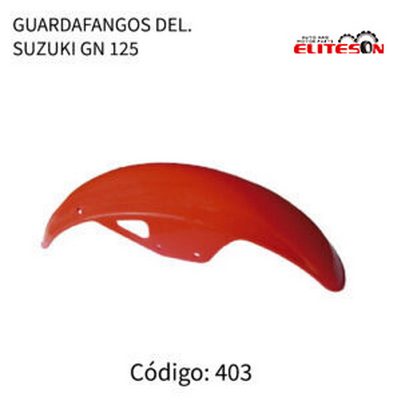 Motorcycle Front Fender/GUARDABARRO DELANTERO/GUARDAFANGO DEL. GN 125