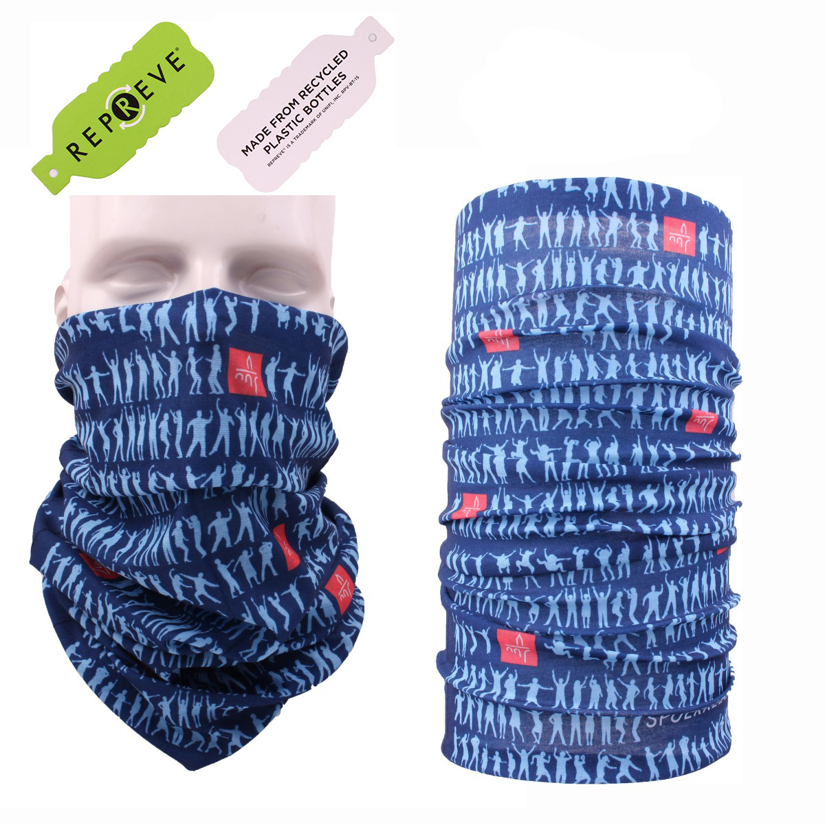 Multifunctional Bandana Buffs with 100% RPET seamless