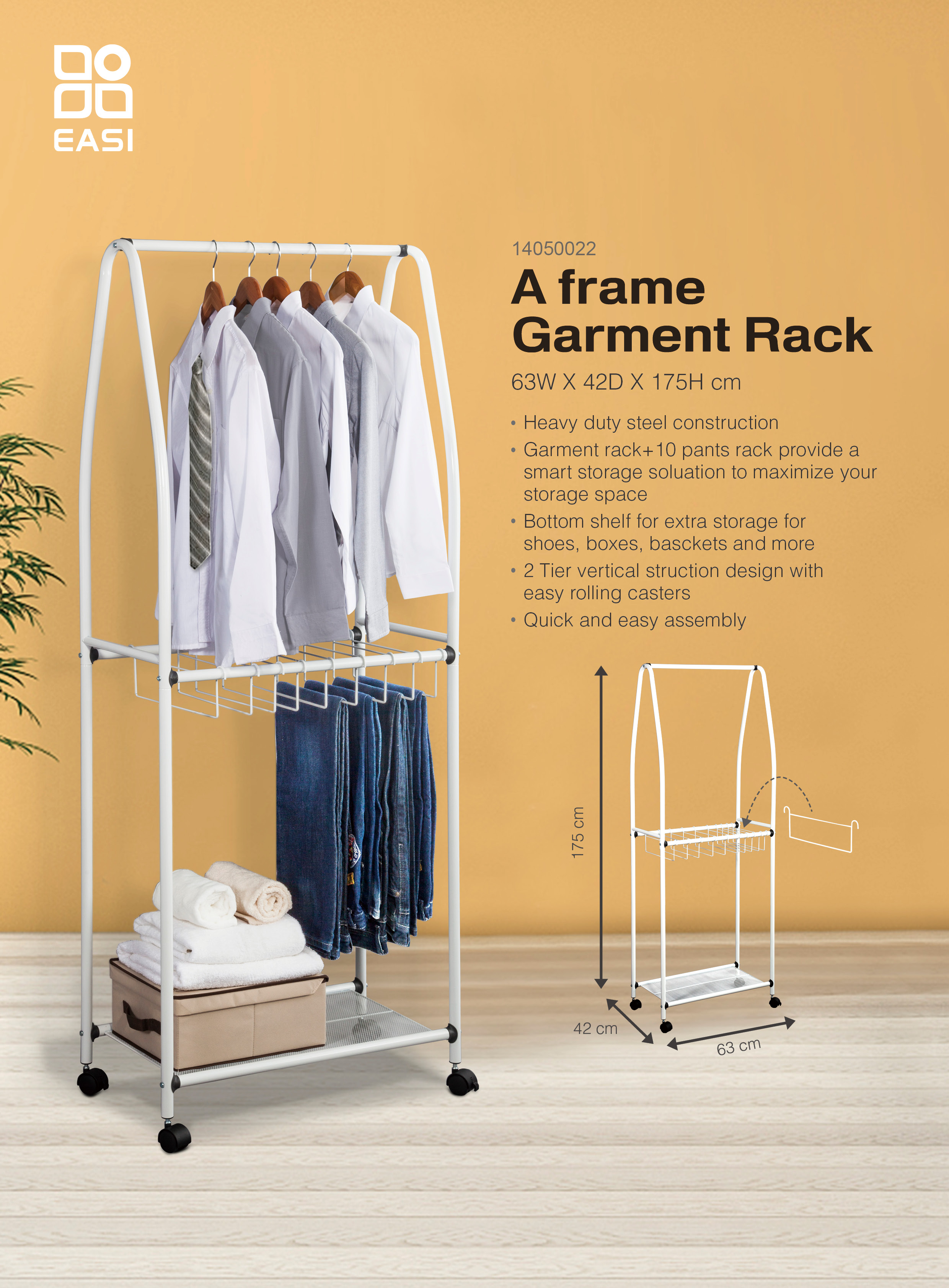 A Frame Garment Rack