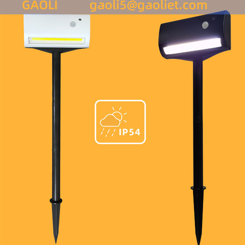COB LED GARDEN PATH sensor LIGHT outdoor motion sensor lamp waterproof Landscape secuiry lamp HOT